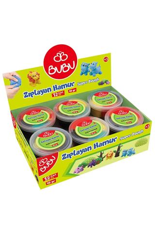 BUBU Zıplayan Hamur 12li