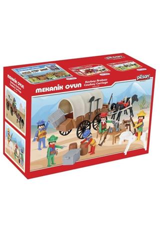 PİLSAN Mini Mekanik Serisi 3 Kovboy Arabası